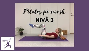 Pilatestrening på norsk, nivå3